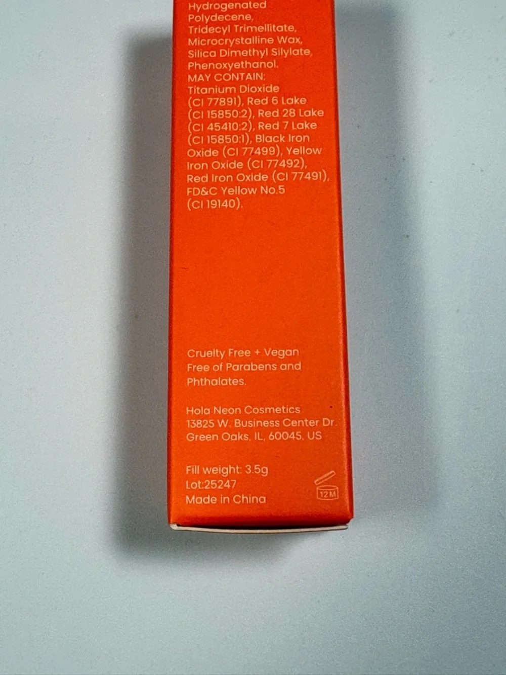 Hola Neon Lip Drip Tinted Lip Oil Gloss Me High Shine Hydrating New
